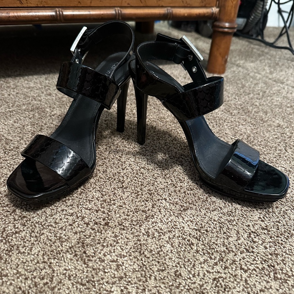 Black Calvin Klein heels
